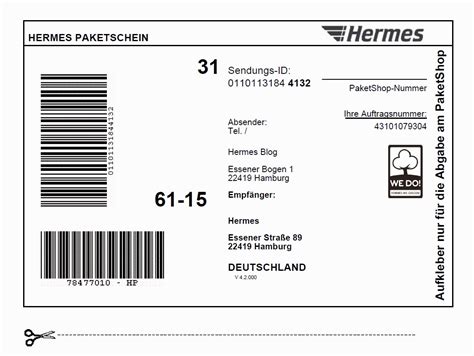 paket beschriften vorlage hermes|Hermes paketschein erstellen.